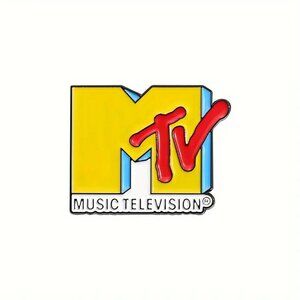 **4/$20** MTV music television VIDEOS enamel PIN